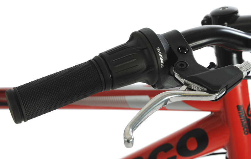 Ammaco Evade 24 inch Wheel Mountain Bike Red-7